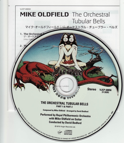 CD & lyrics, Oldfield, Mike  - The Orchestral Tubular Bells